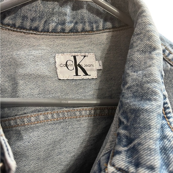 Vintage Calvin Klein Jean Jacket 90s Y2K - Picture 3 of 4